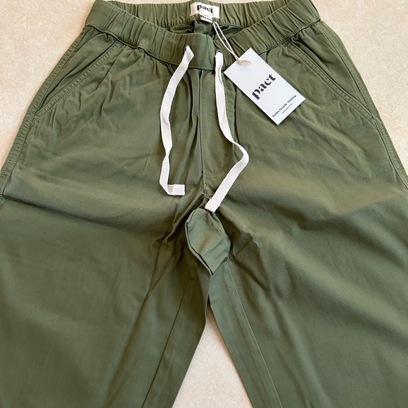 New Pact crop twill pant olive XS - Picture 3 of 8